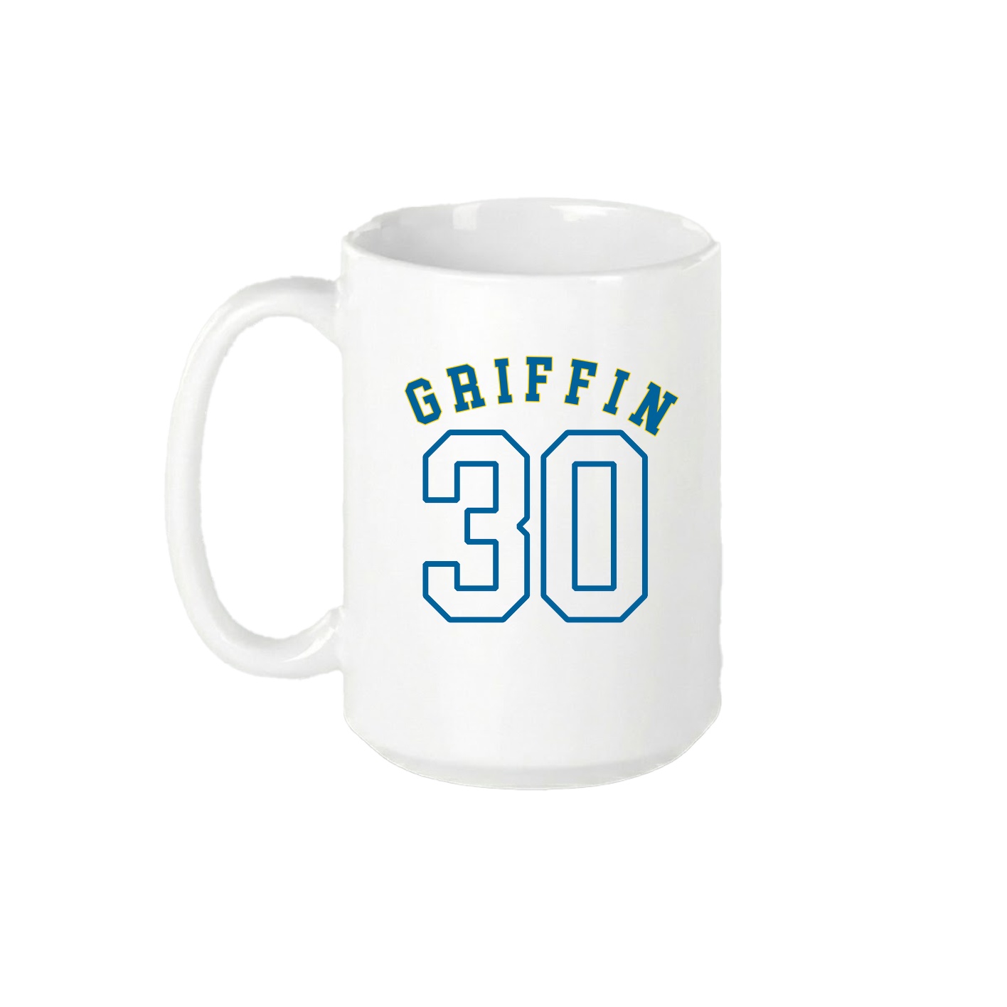 15oz Coffee Mug — Shirsey Arch in White