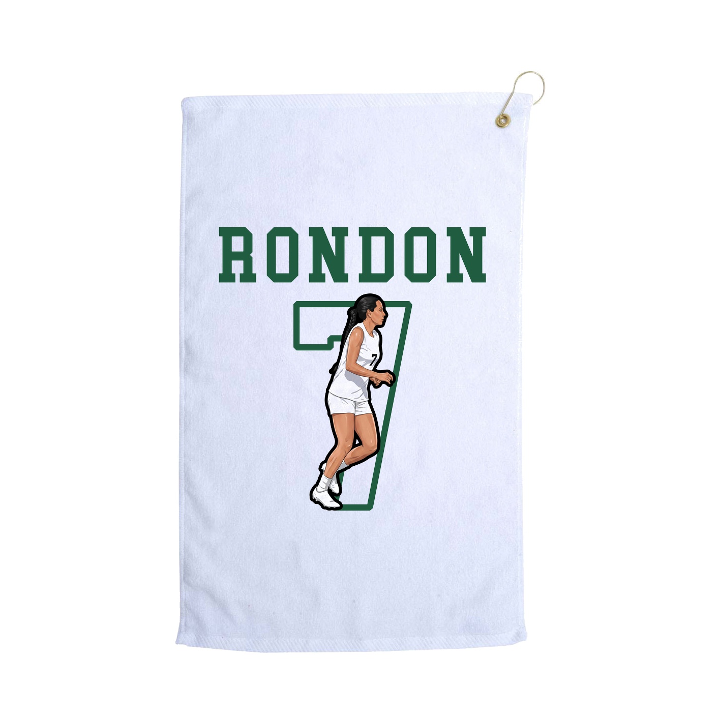 Golf Towel — Shirsey in White