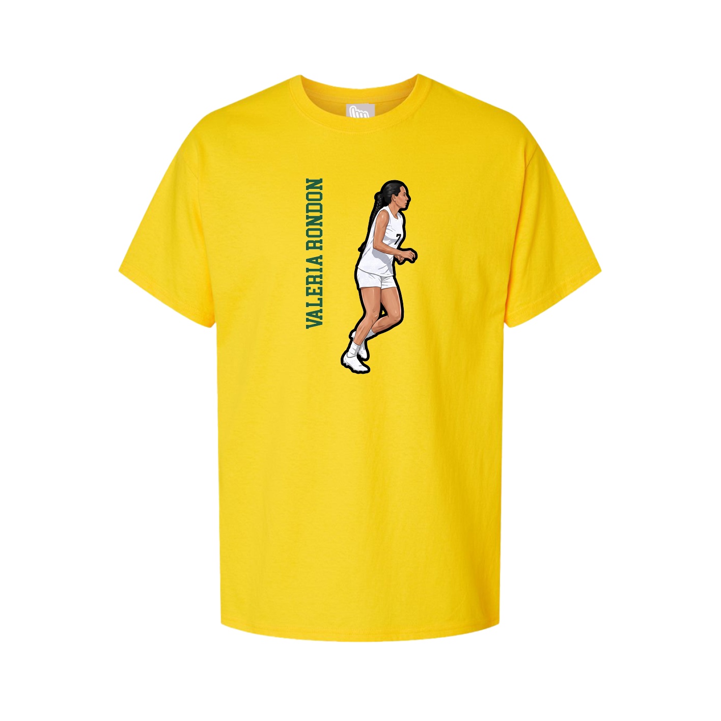 Tee — Name Vertical in Gold