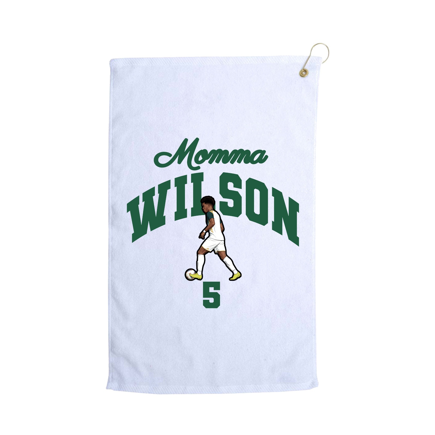 Golf Towel — Mothers Day Arch in White