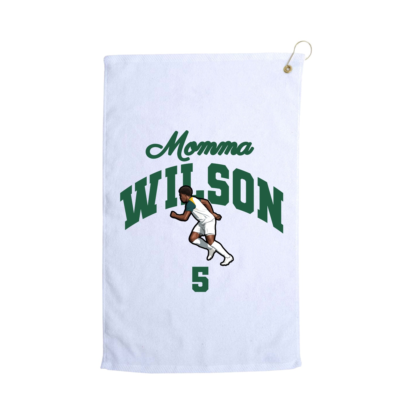 Golf Towel — Mothers Day Arch in White