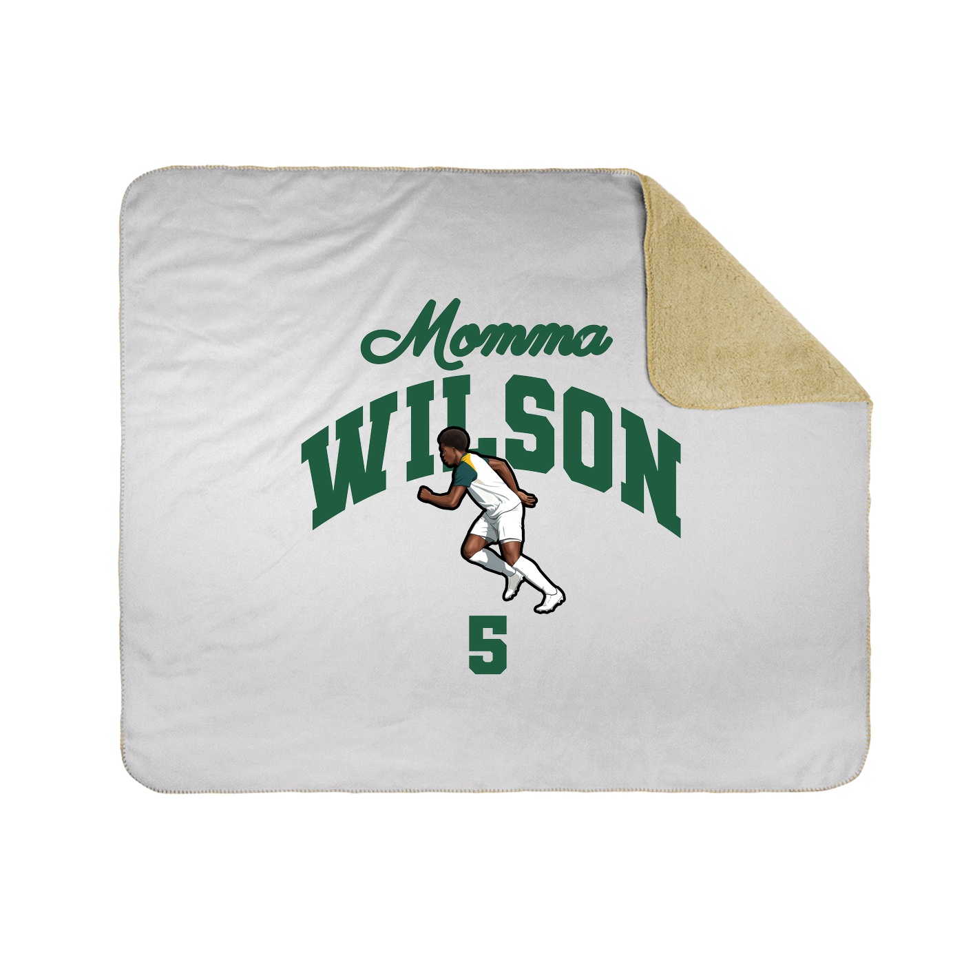Throw Blanket — Mothers Day Arch in White