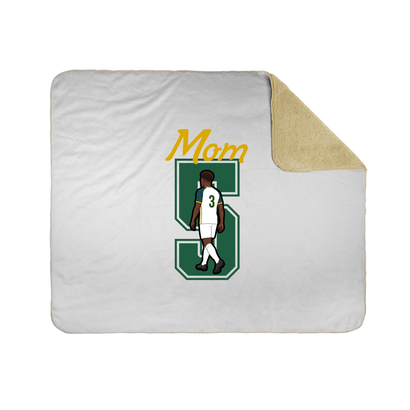 Throw Blanket — Mothers Day Shirsey in White