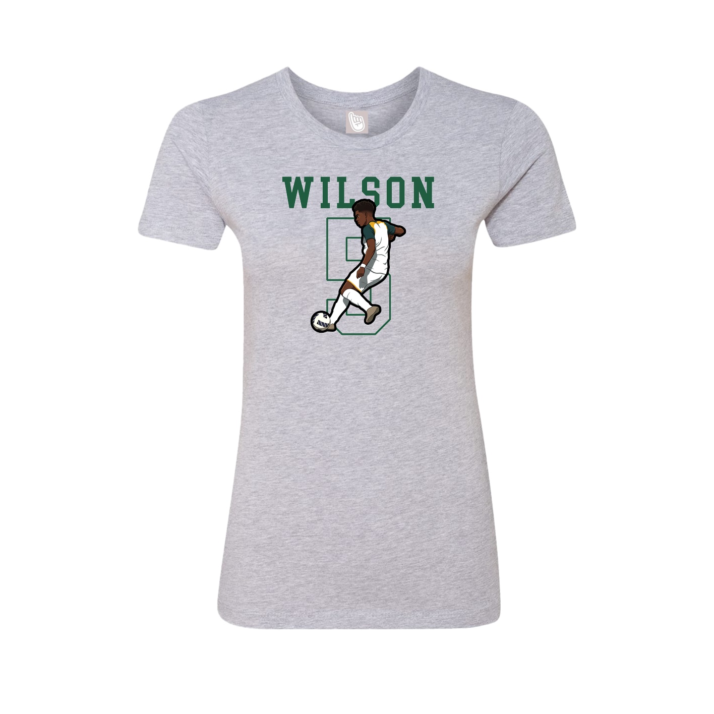 Fitted Women's Tee — Shirsey in Grey