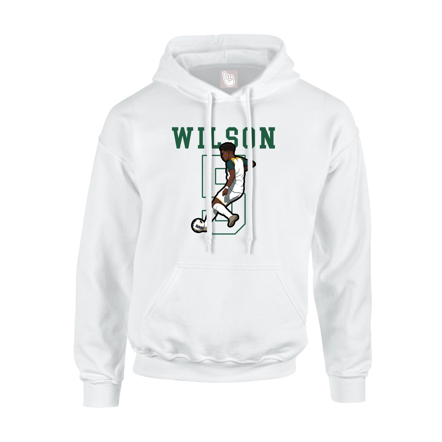 Hoodie — Shirsey in White
