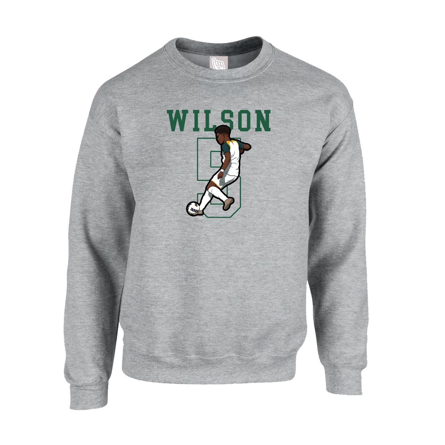 Fleece Crew — Shirsey in Grey