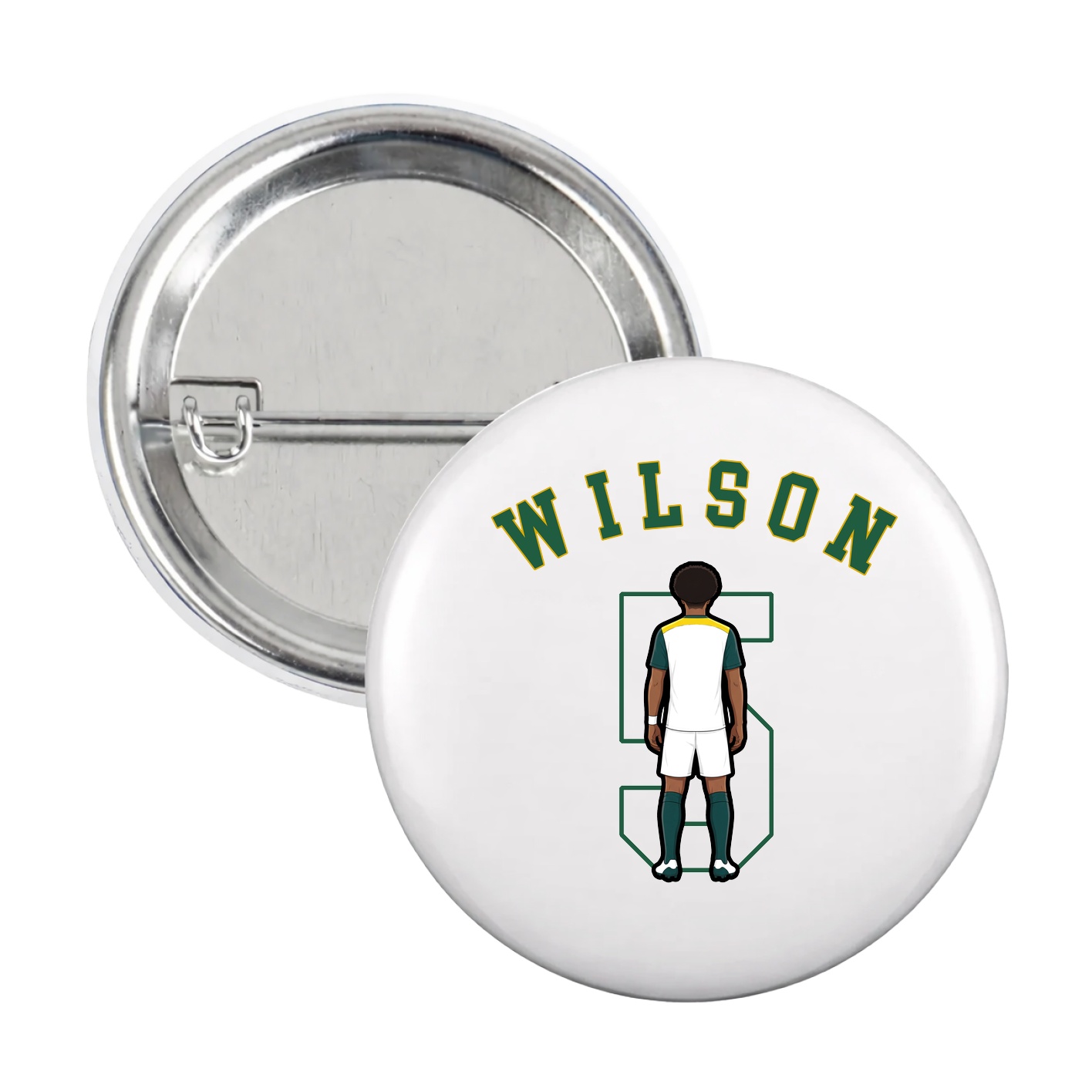 Game Day Button — Shirsey Arch in White