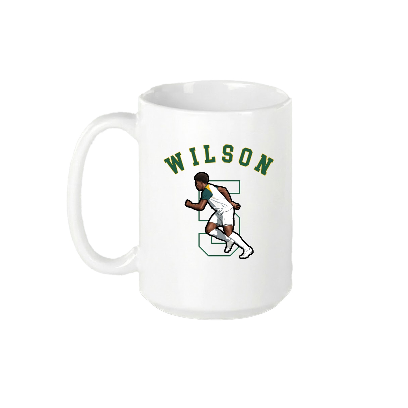 15oz Coffee Mug — Shirsey Arch in White