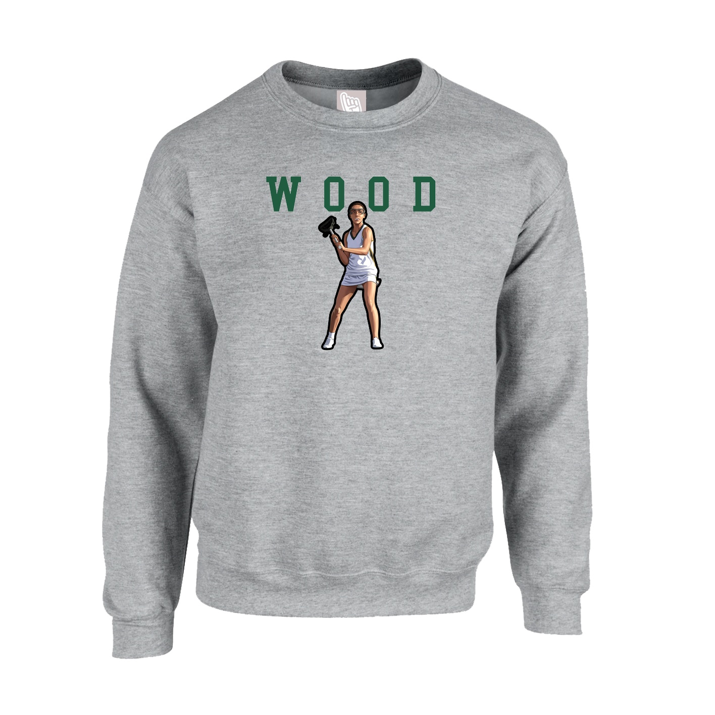 Fleece Crew — Shirsey in Grey