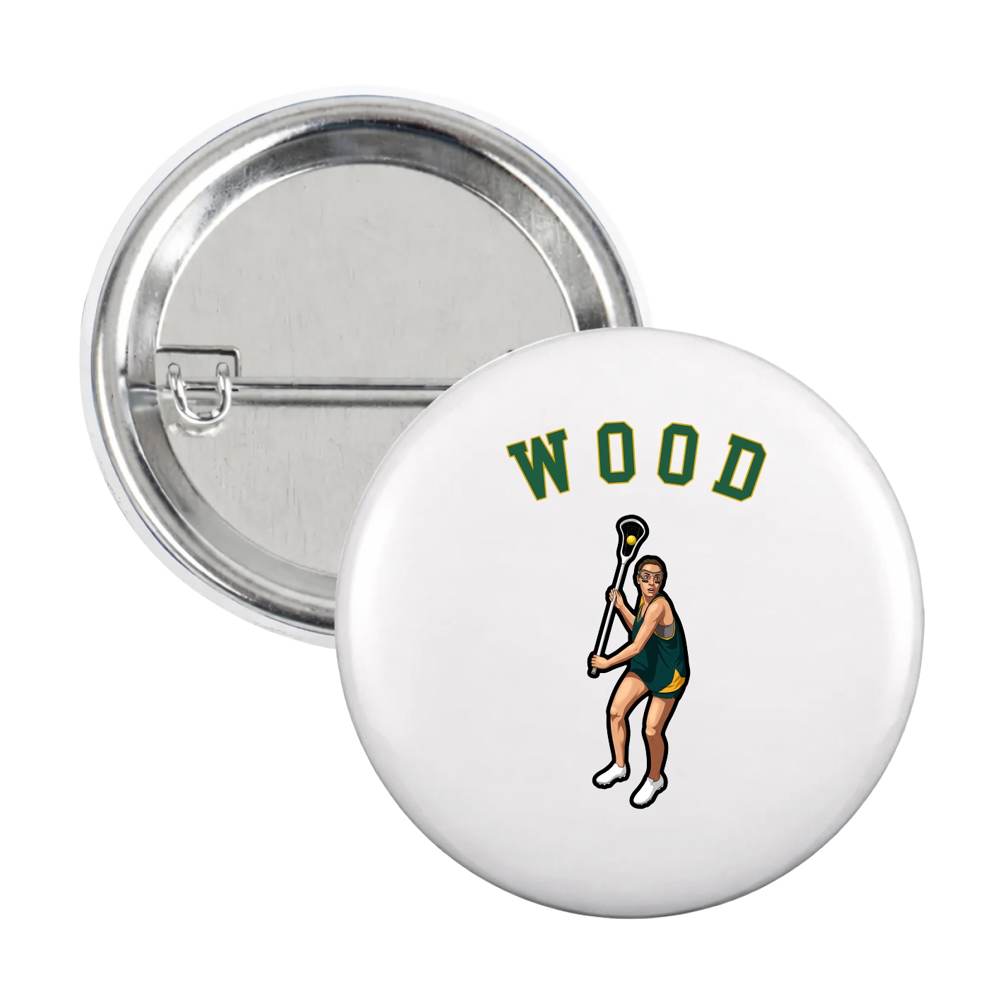 Game Day Button — Shirsey Arch in White