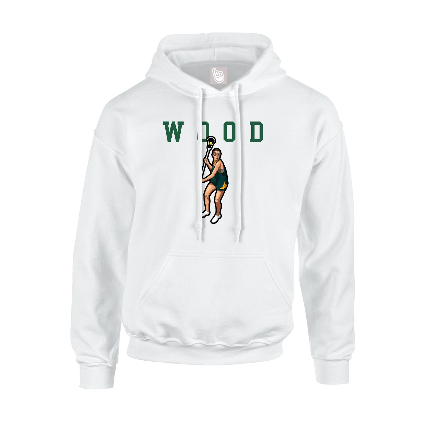 Hoodie — Shirsey in White
