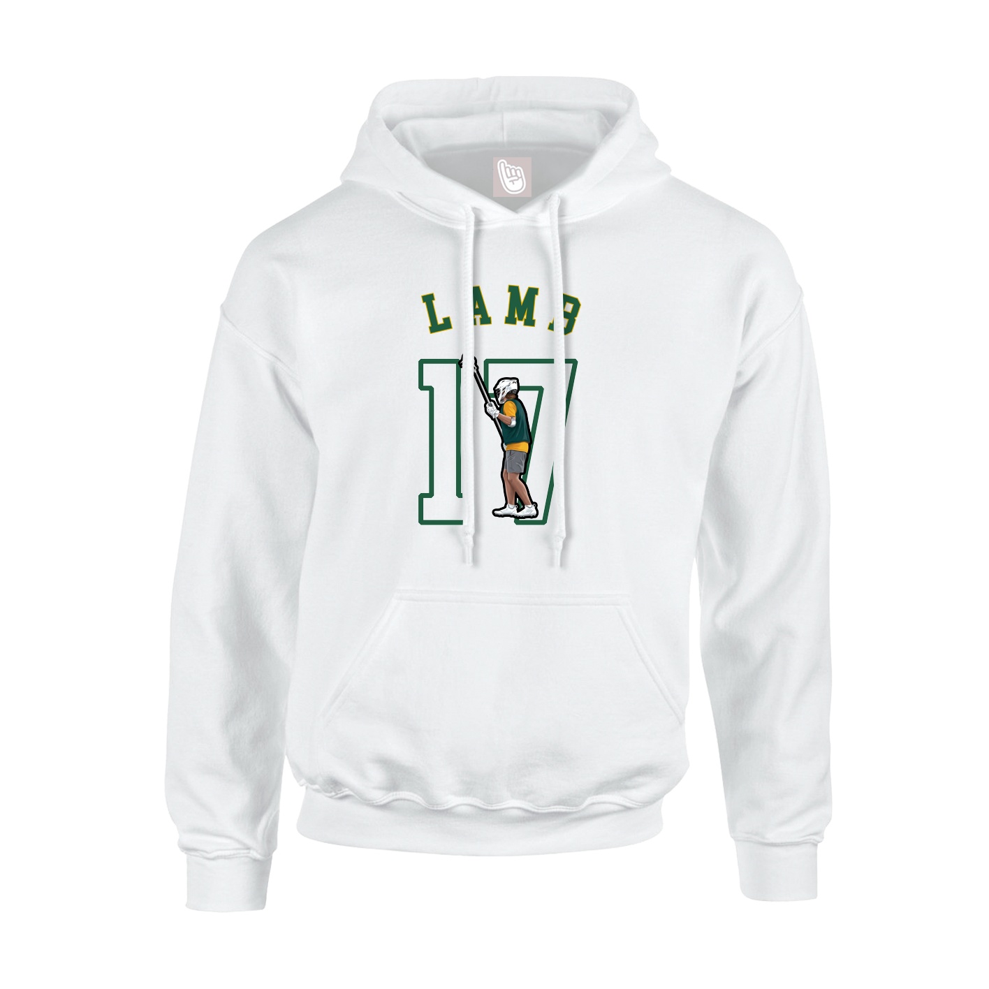Hoodie — Shirsey Arch in White