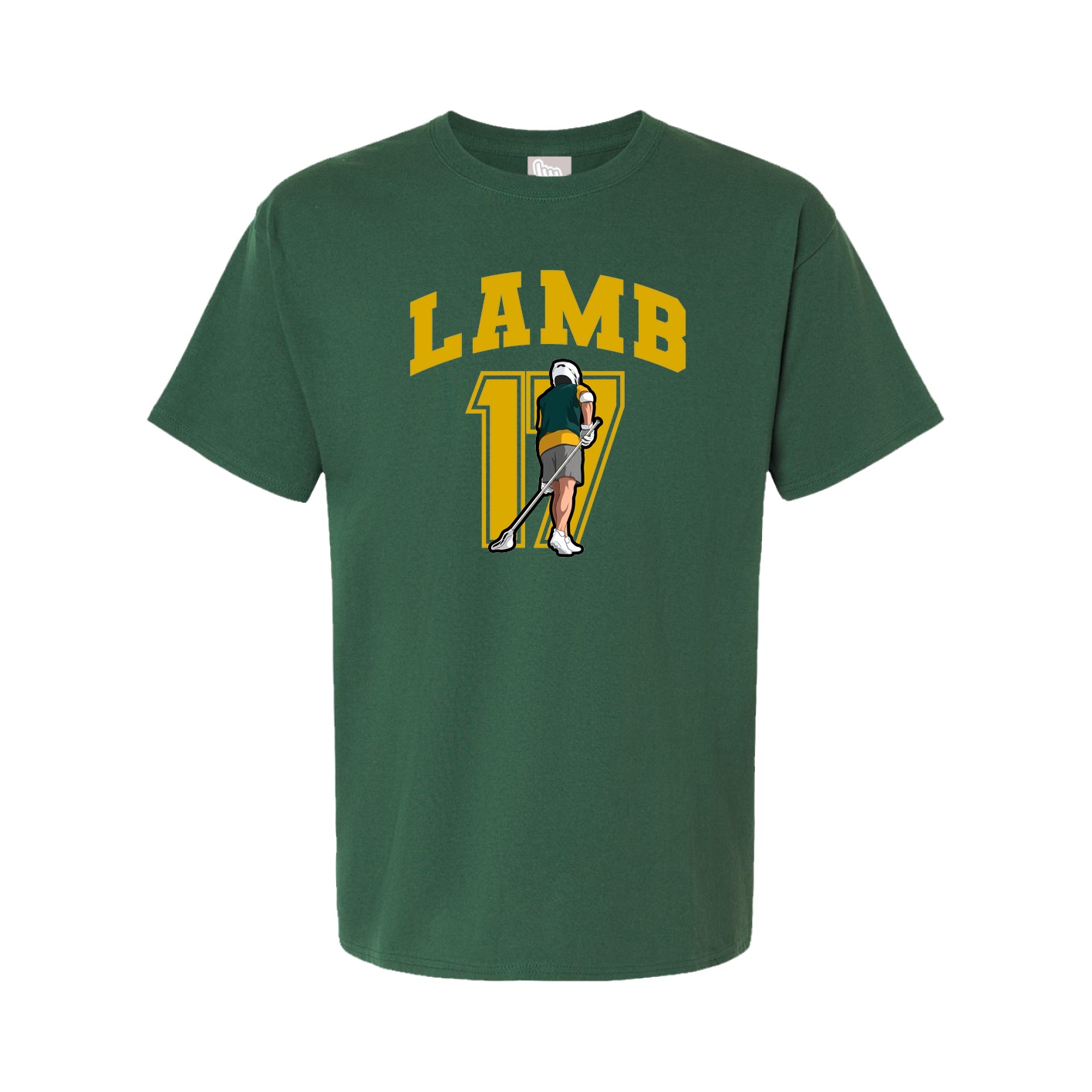 Youth Tee — Number in Green