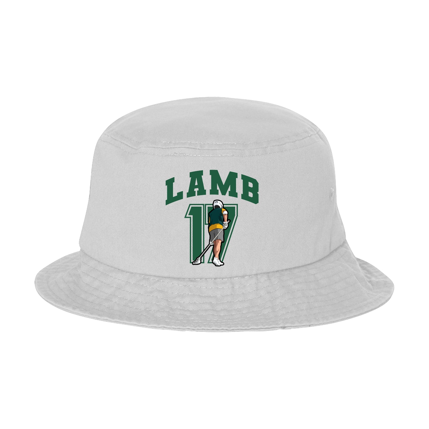 Bucket Cap — Number in White