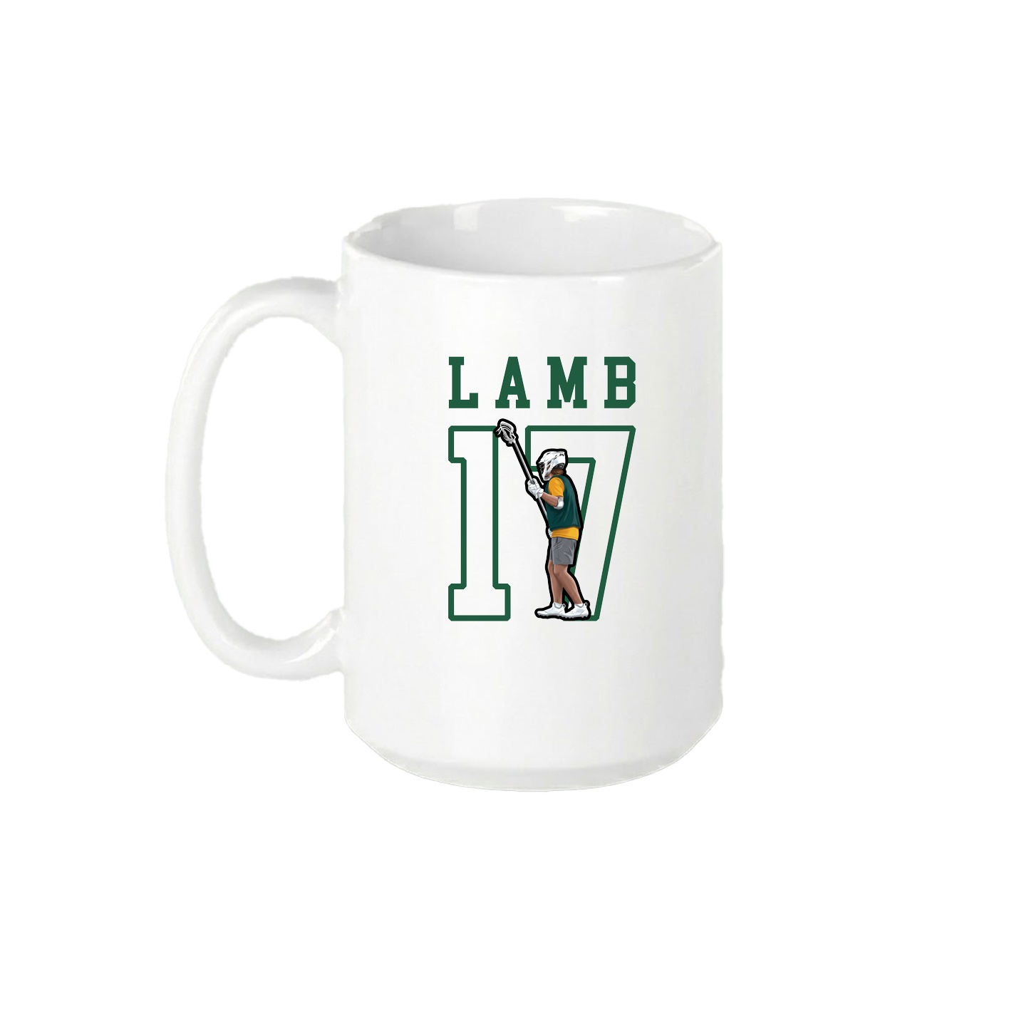 15oz Coffee Mug — Shirsey in White