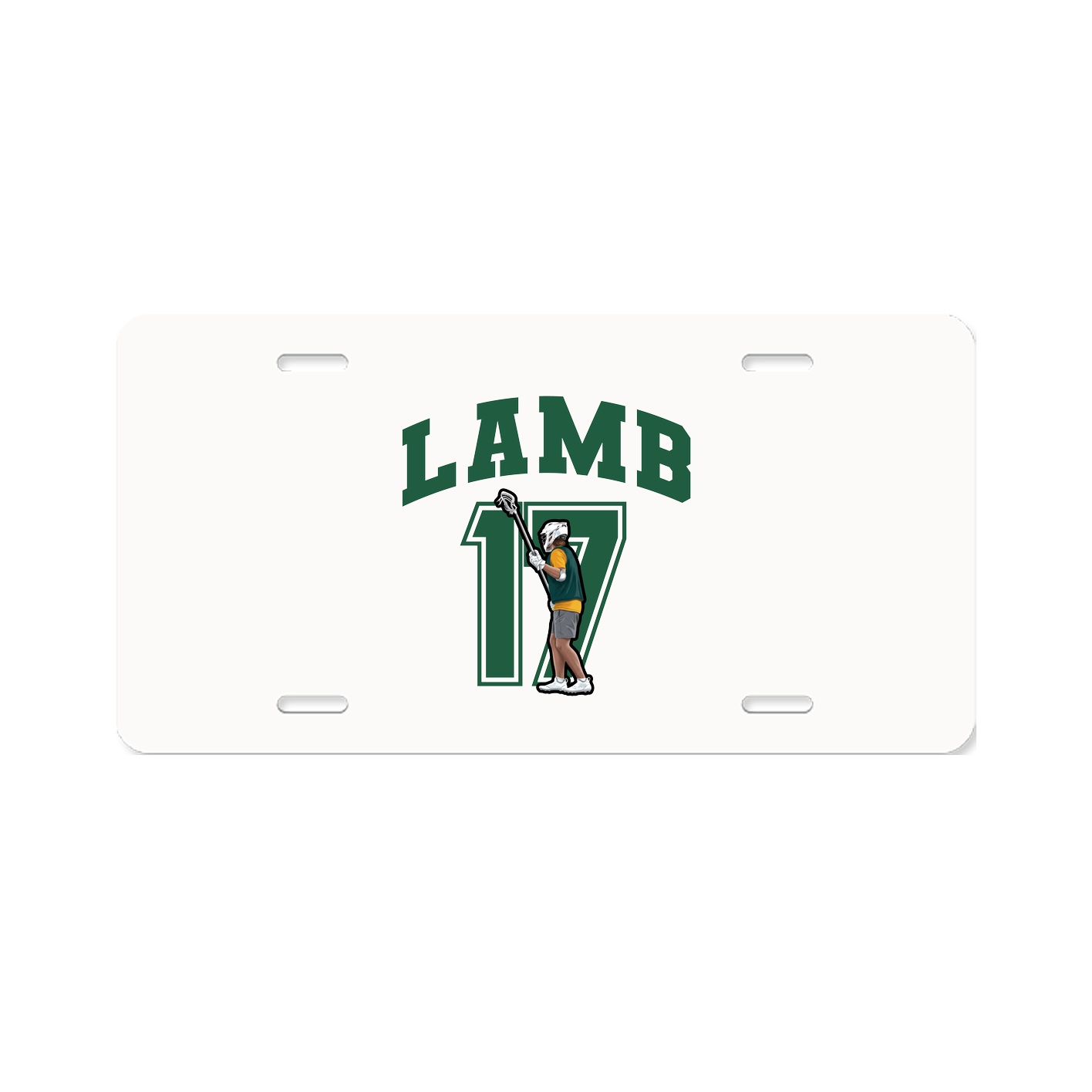 License Plate — Number in Classic