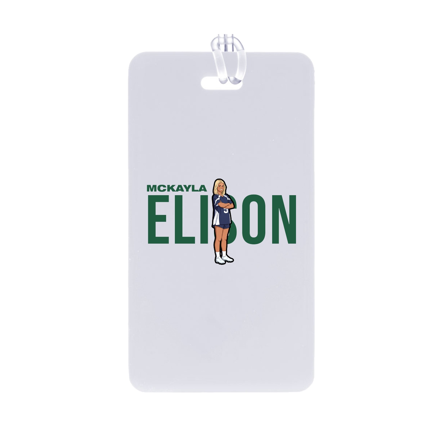 Bag Tag — Player Name in Classic