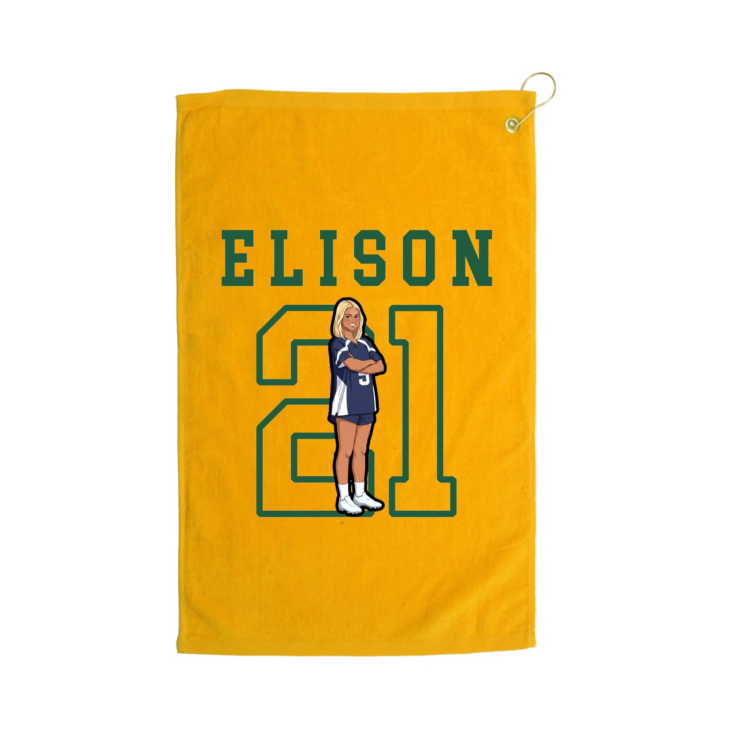 Golf Towel — Shirsey in Gold