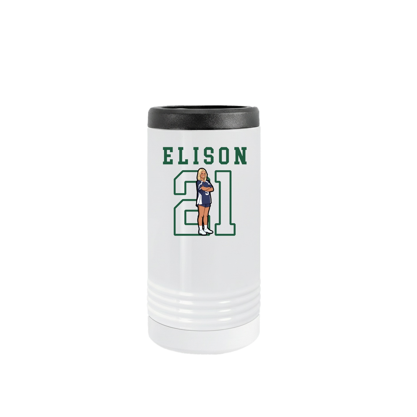 Slim Beverage Holder — Shirsey in White