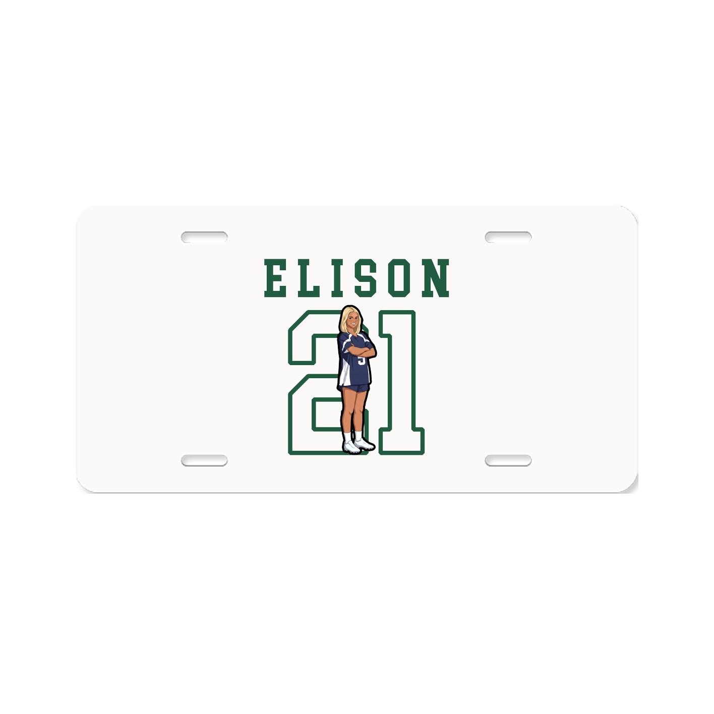 License Plate — Shirsey in Classic
