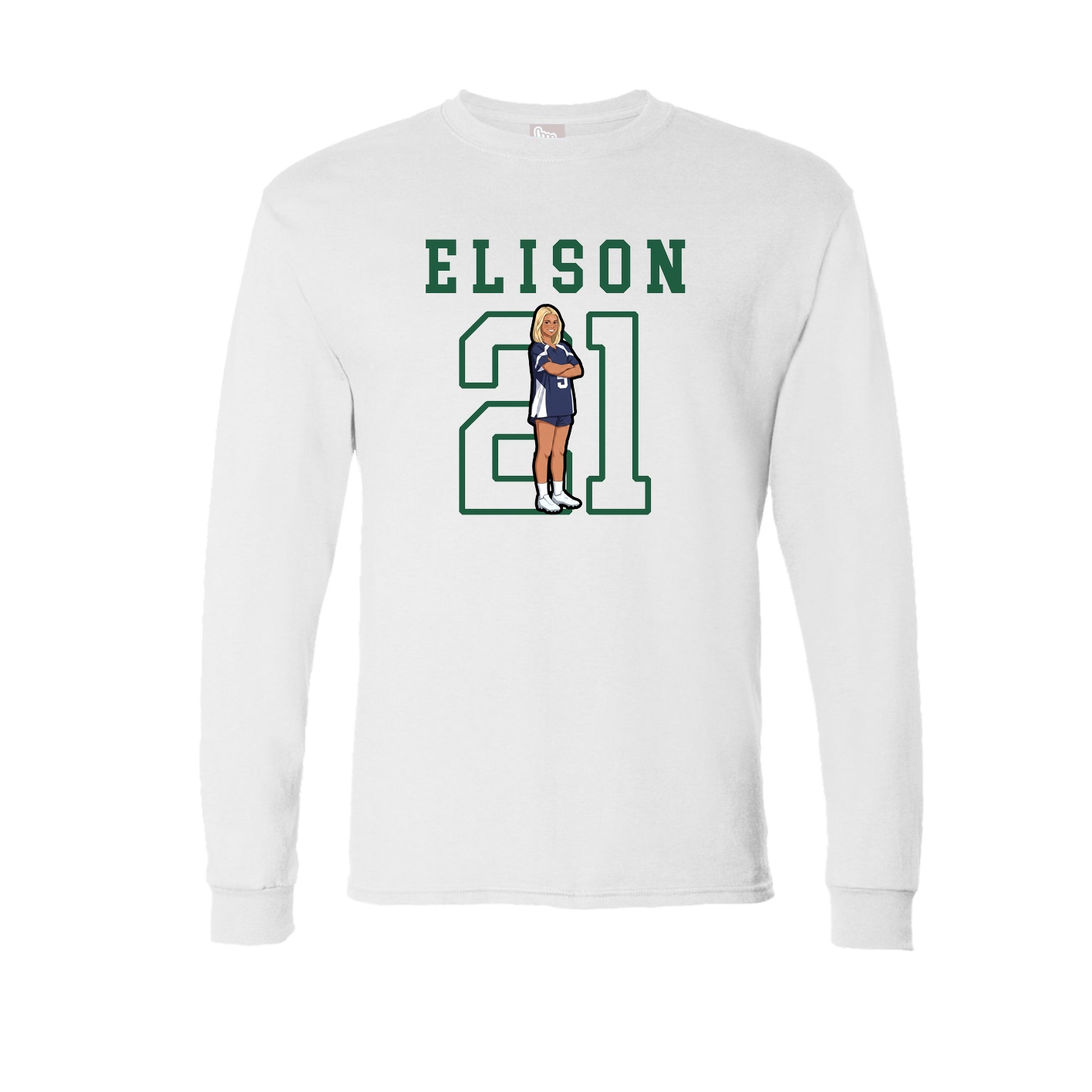 Long Sleeve Tee — Shirsey in White