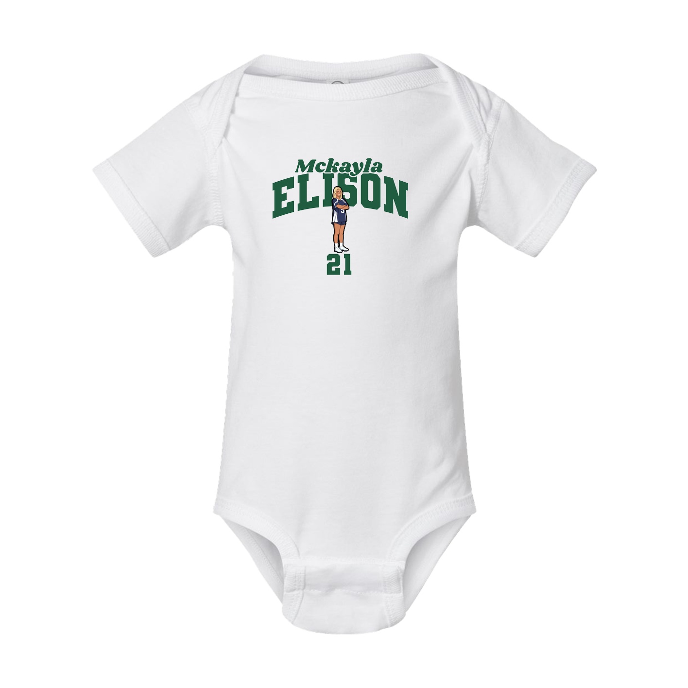Baby Onesie — Signature Arch in White