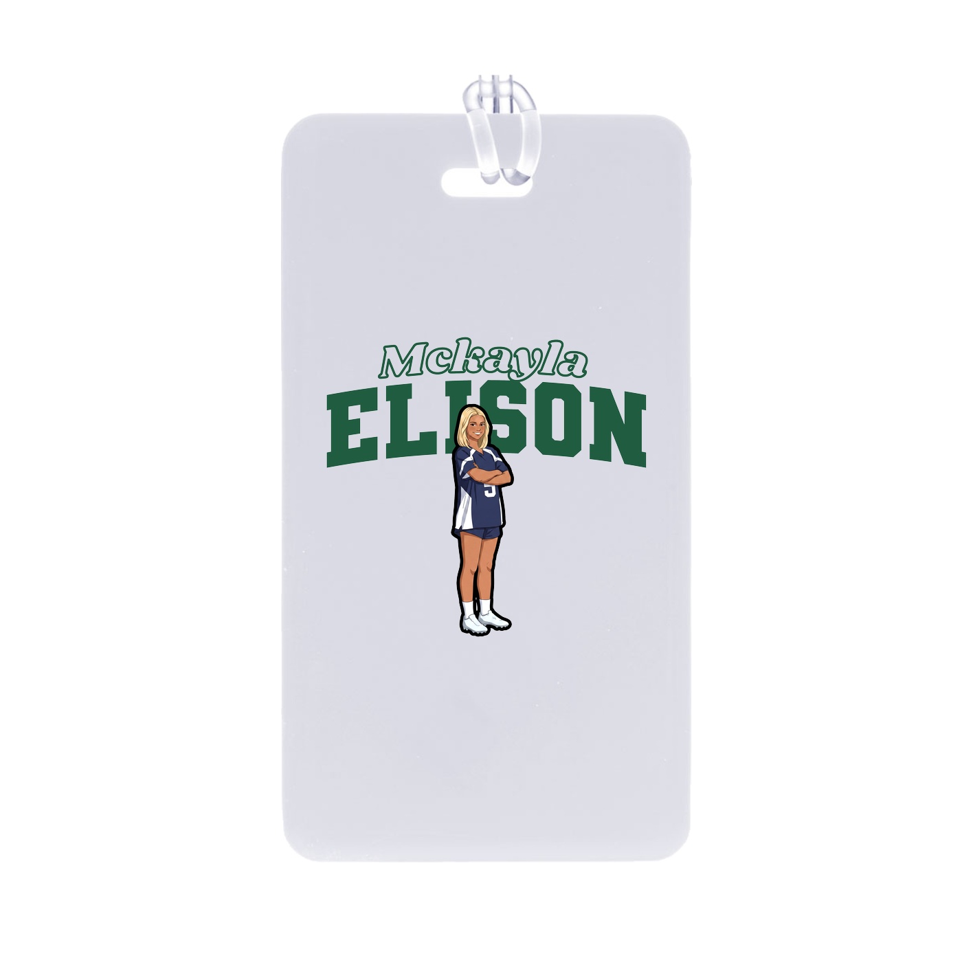 Bag Tag — Name Arch in Classic