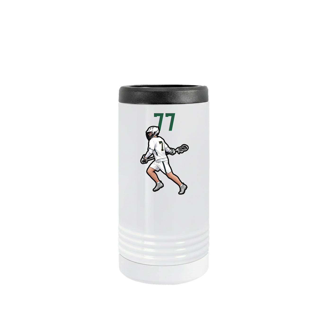 Slim Beverage Holder — Number Top in White