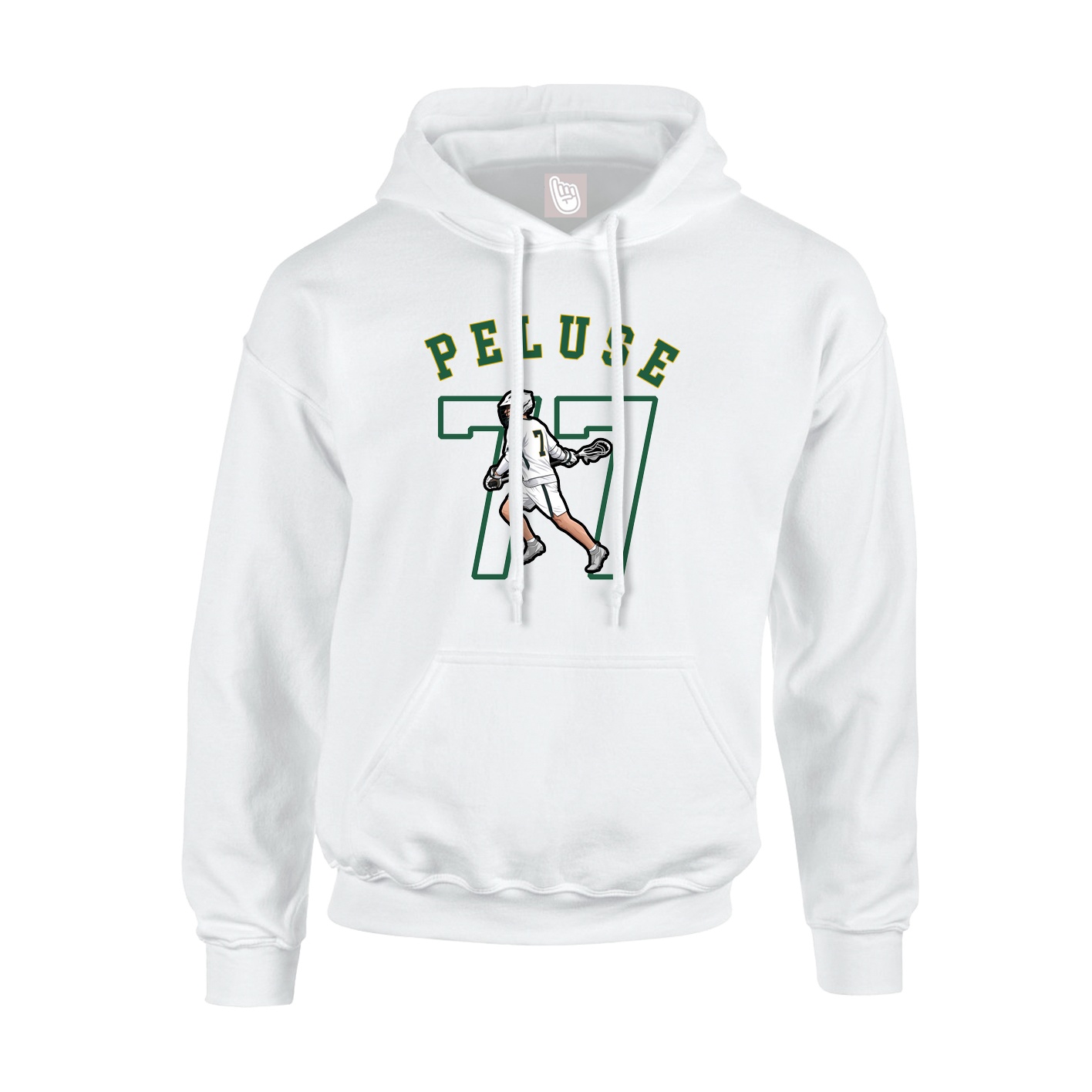 Youth Hoodie — Shirsey Arch in White