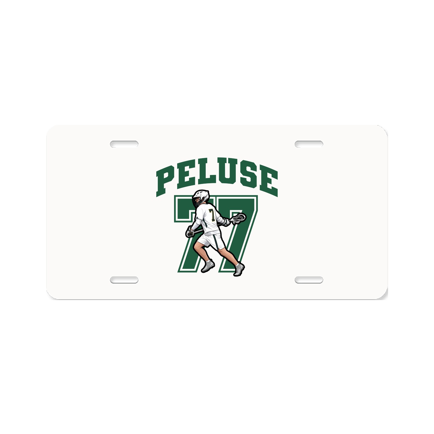 License Plate — Number in Classic