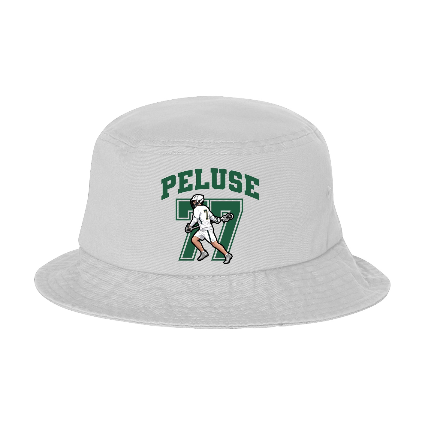 Bucket Cap — Number in White