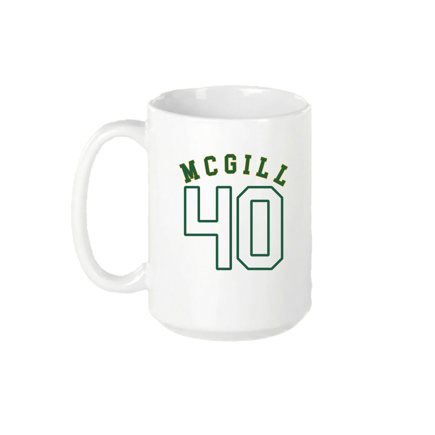 15oz Coffee Mug — Shirsey Arch in White