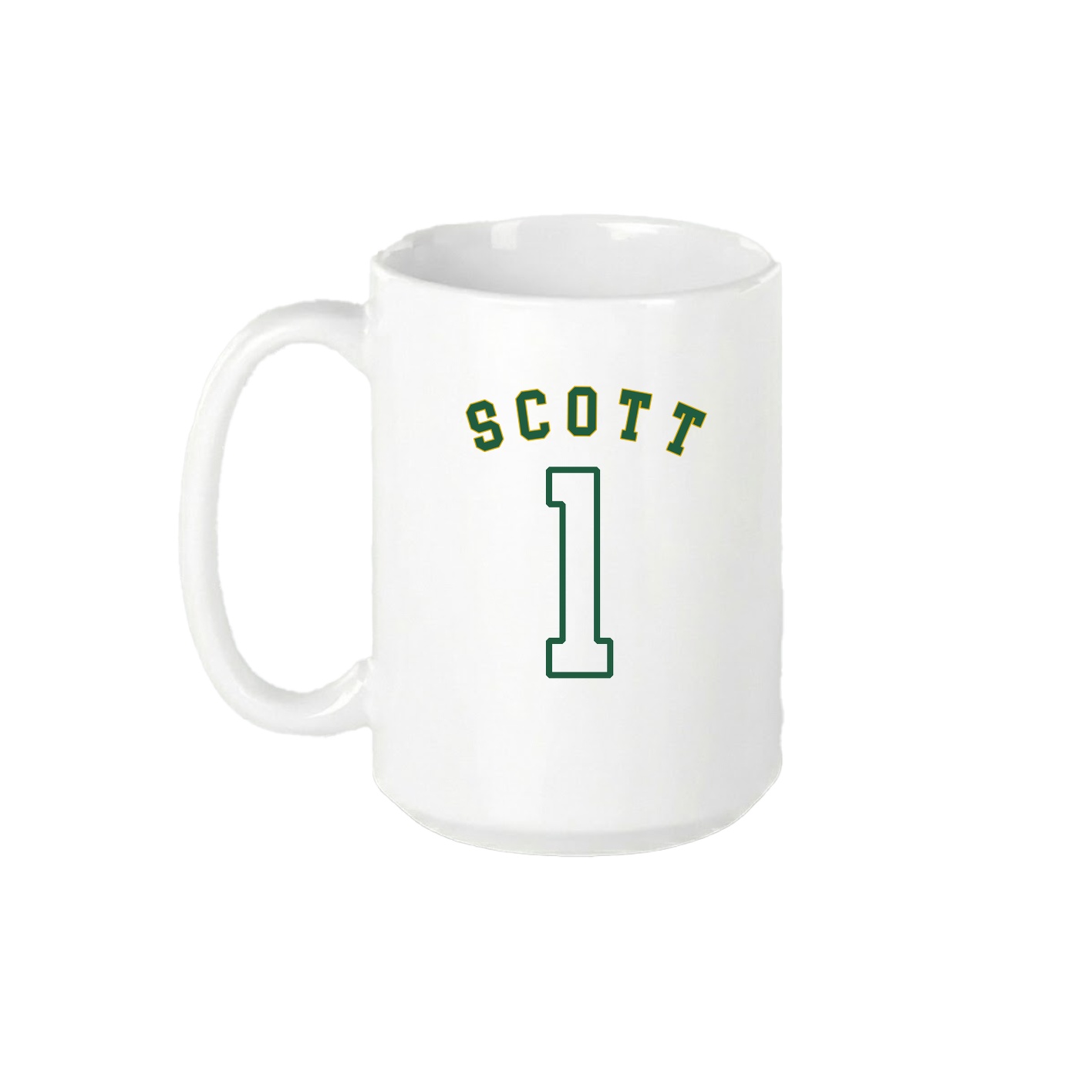 15oz Coffee Mug — Shirsey Arch in White