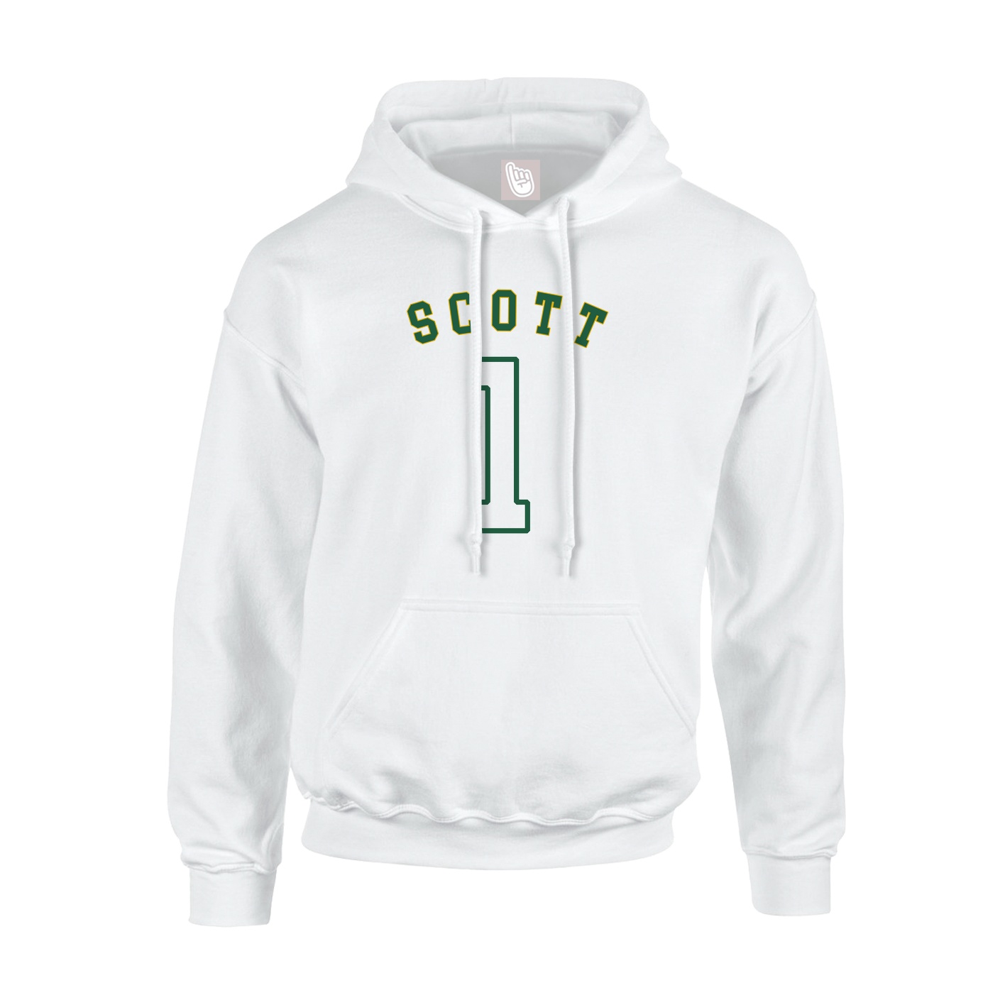 Hoodie — Shirsey Arch in White