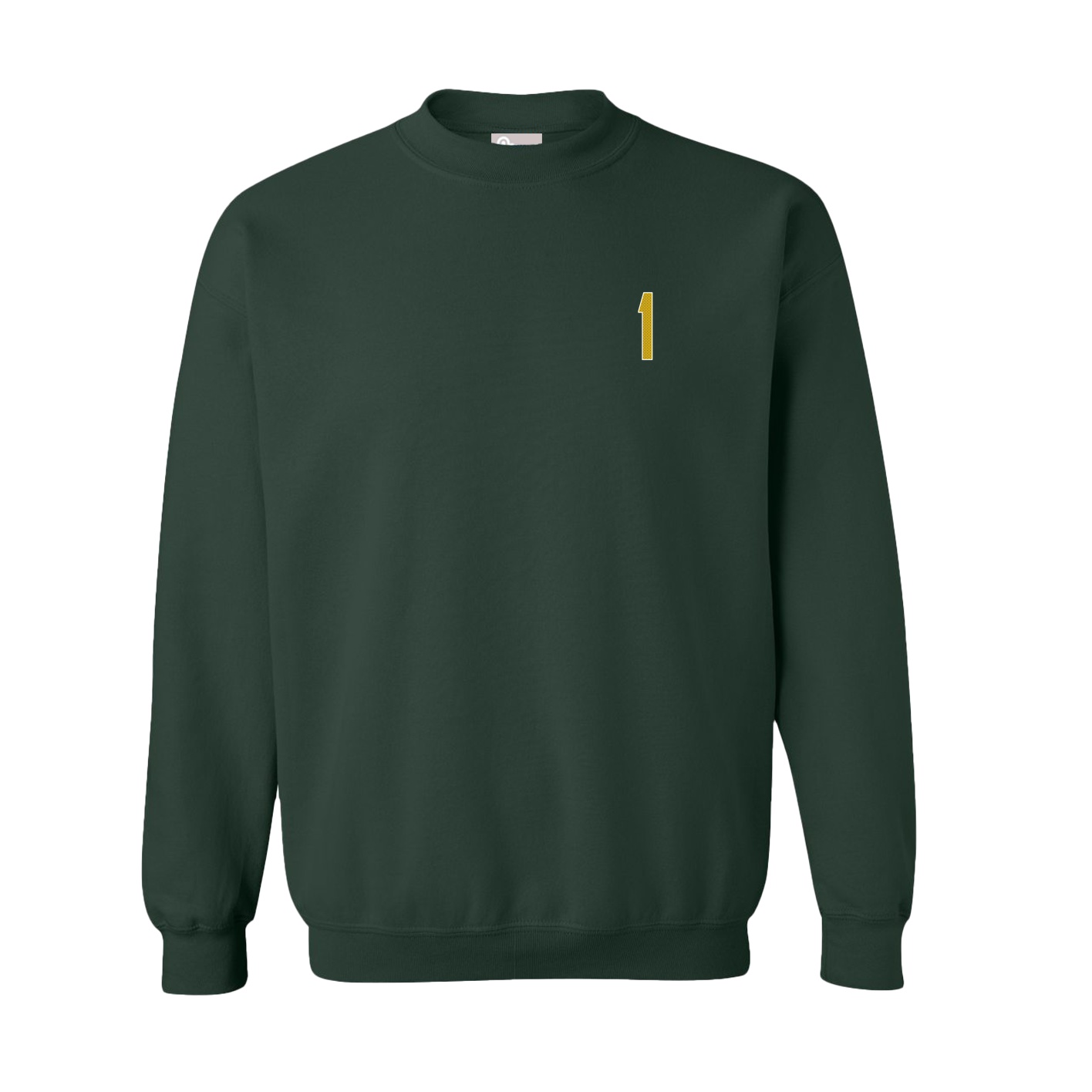 Fleece Crew — Front Shirsy in Green