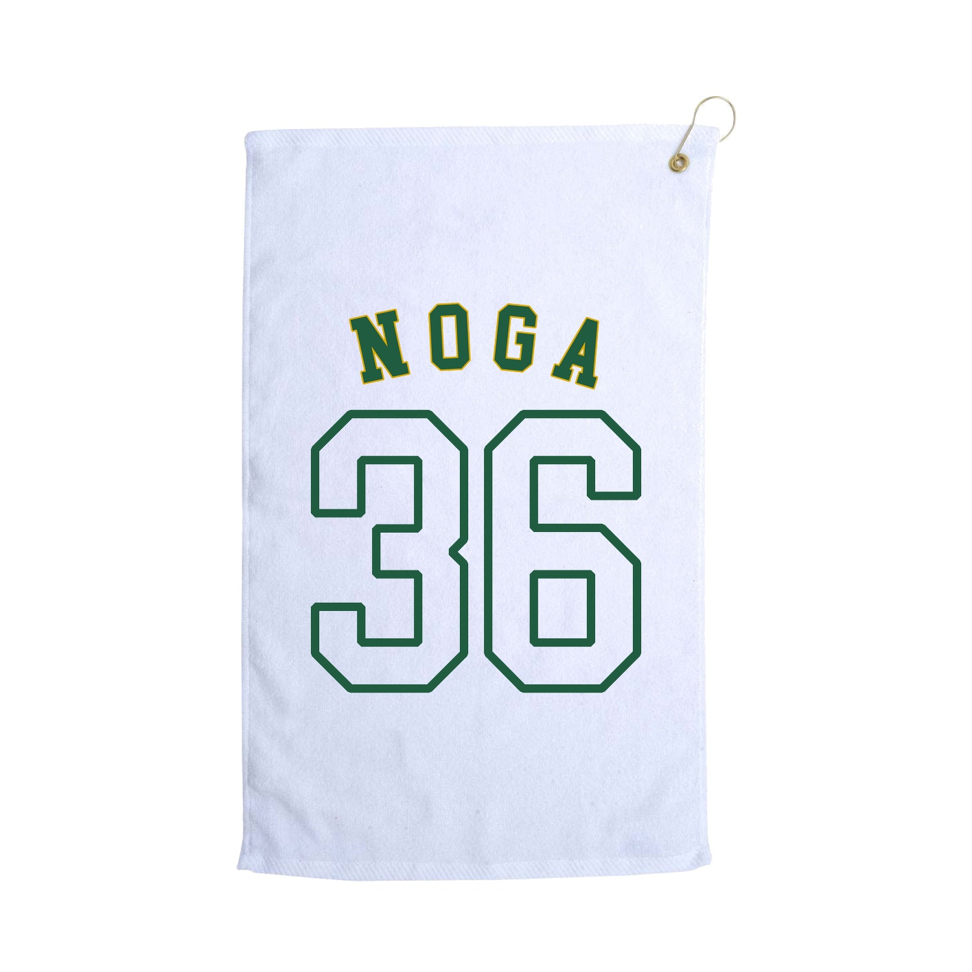 Golf Towel — Shirsey Arch in White