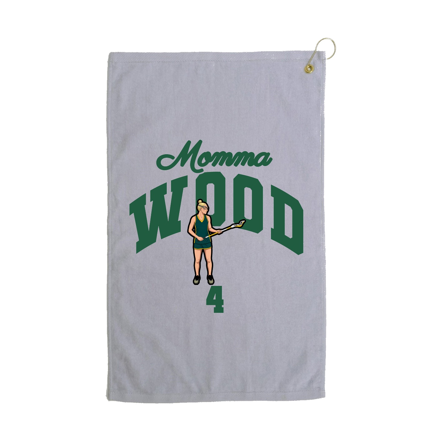 Golf Towel — Mothers Day Arch in Grey