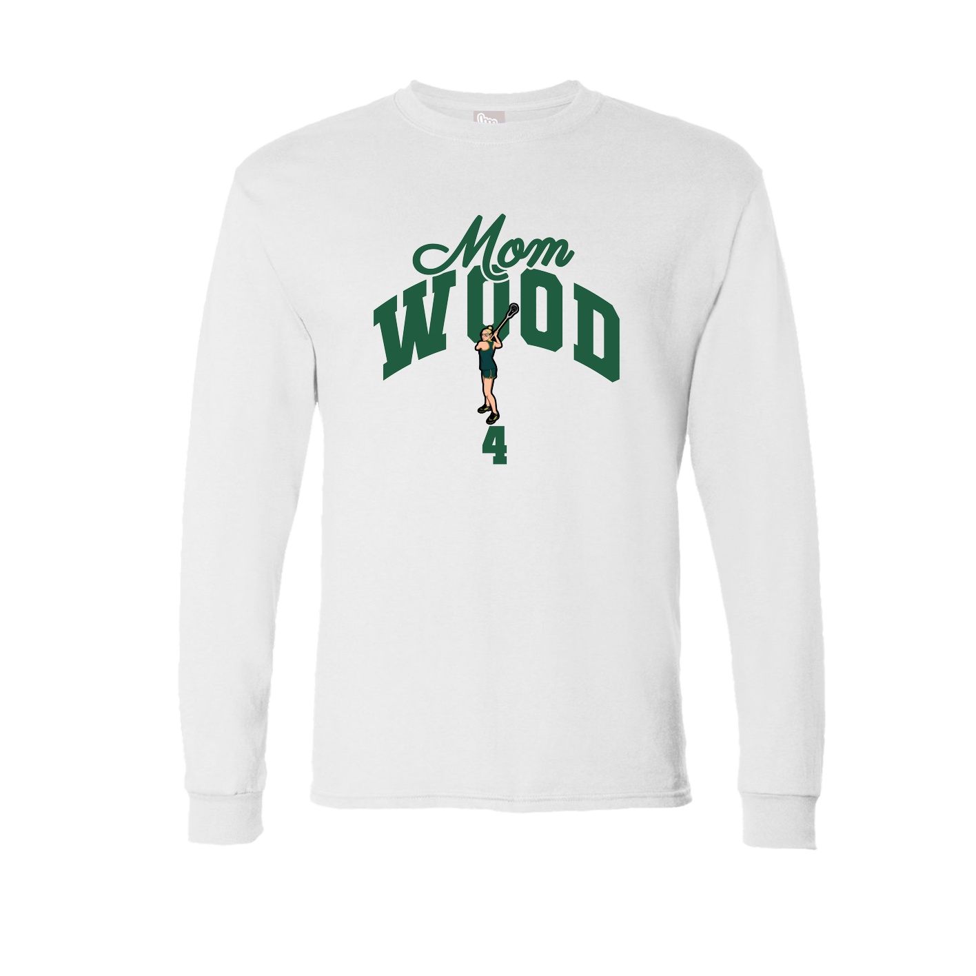 Long Sleeve Tee — Mothers Day Arch in White