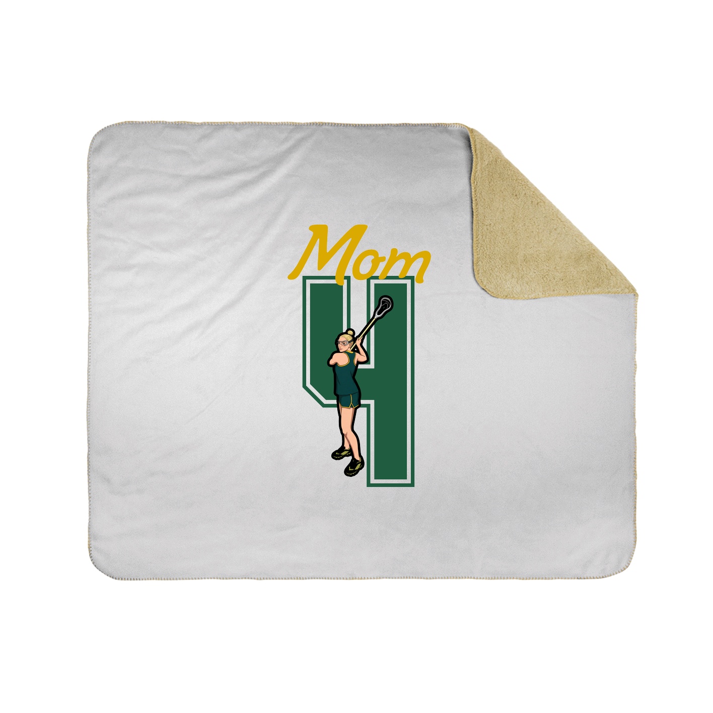 Throw Blanket — Mothers Day Shirsey in White