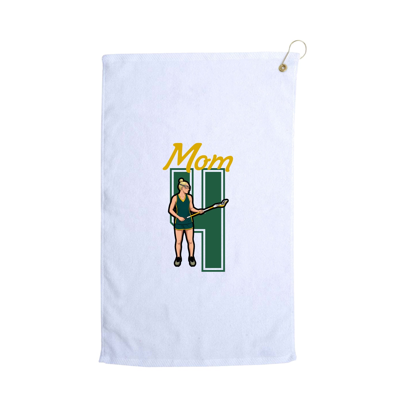 Golf Towel — Mothers Day Shirsey in White
