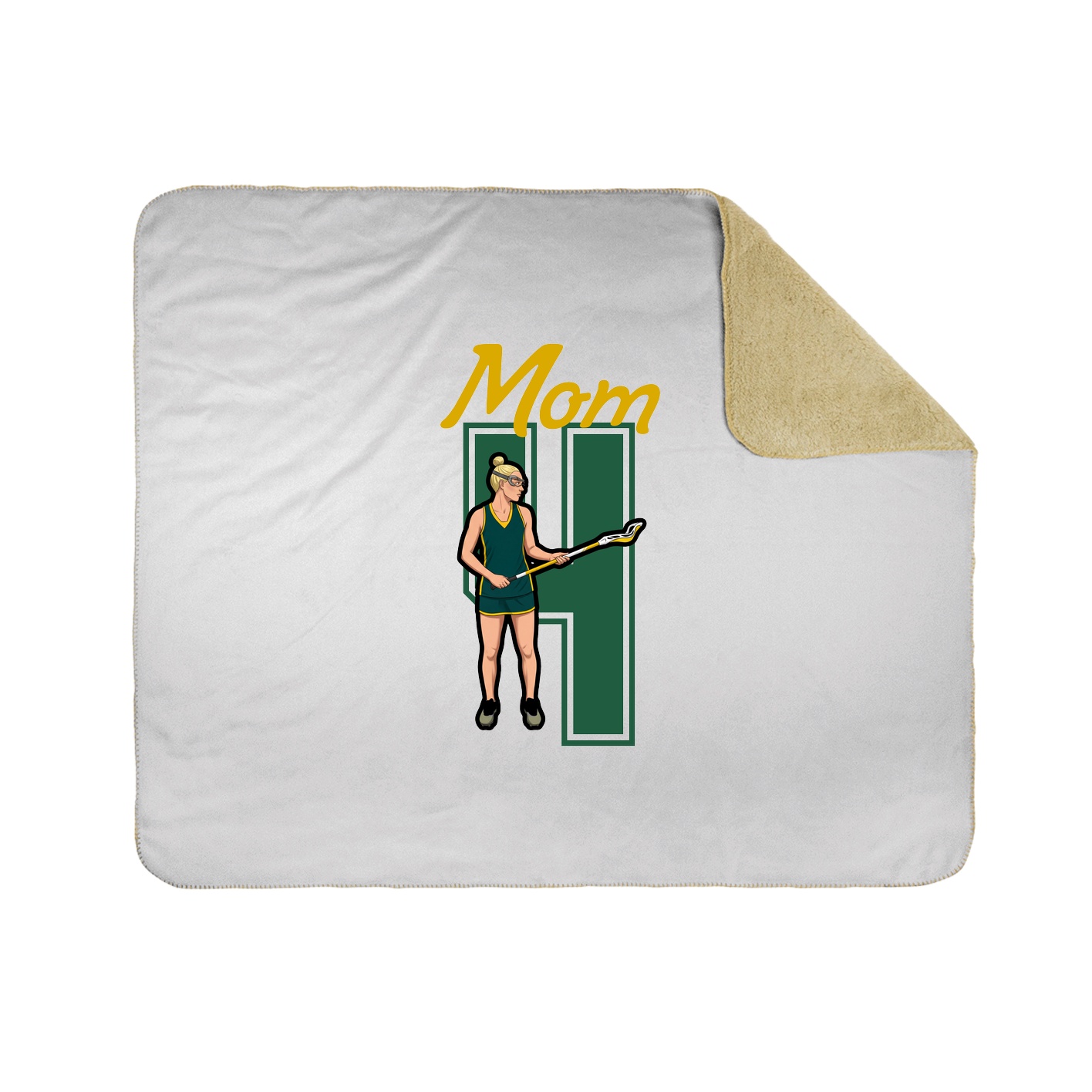 Throw Blanket — Mothers Day Shirsey in White