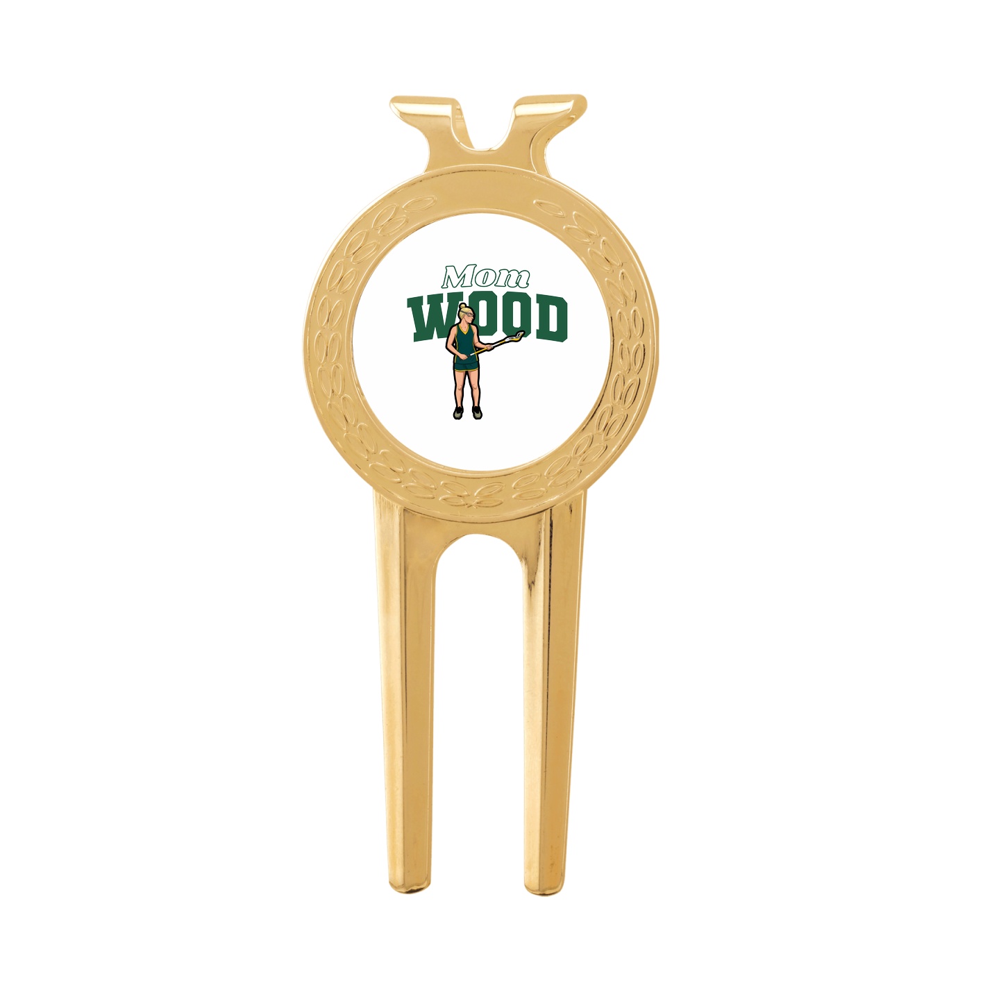 Divot Tool with Ball Marker — Mothers Day Block in Classic