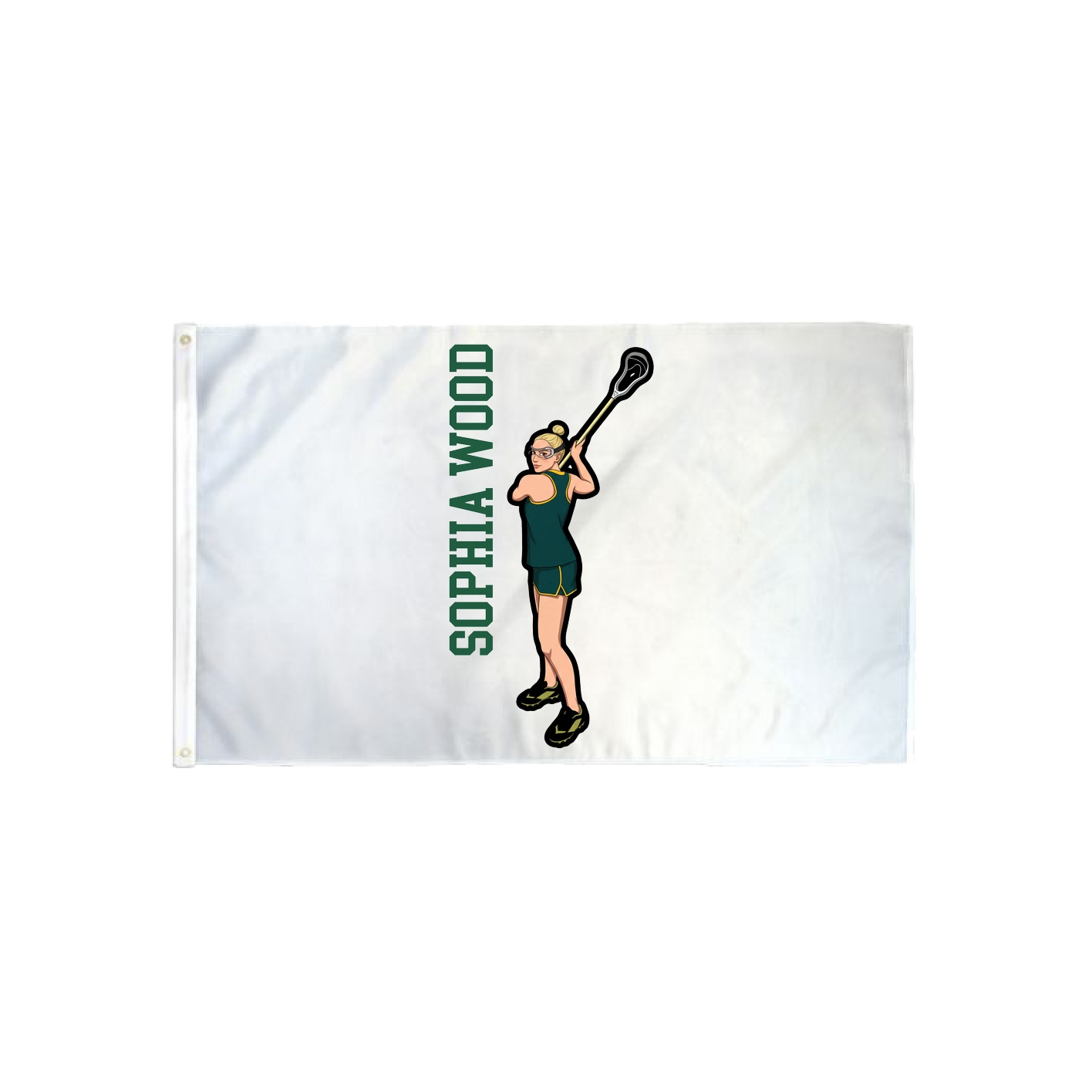 3x5 Flag — Name Vertical in Classic