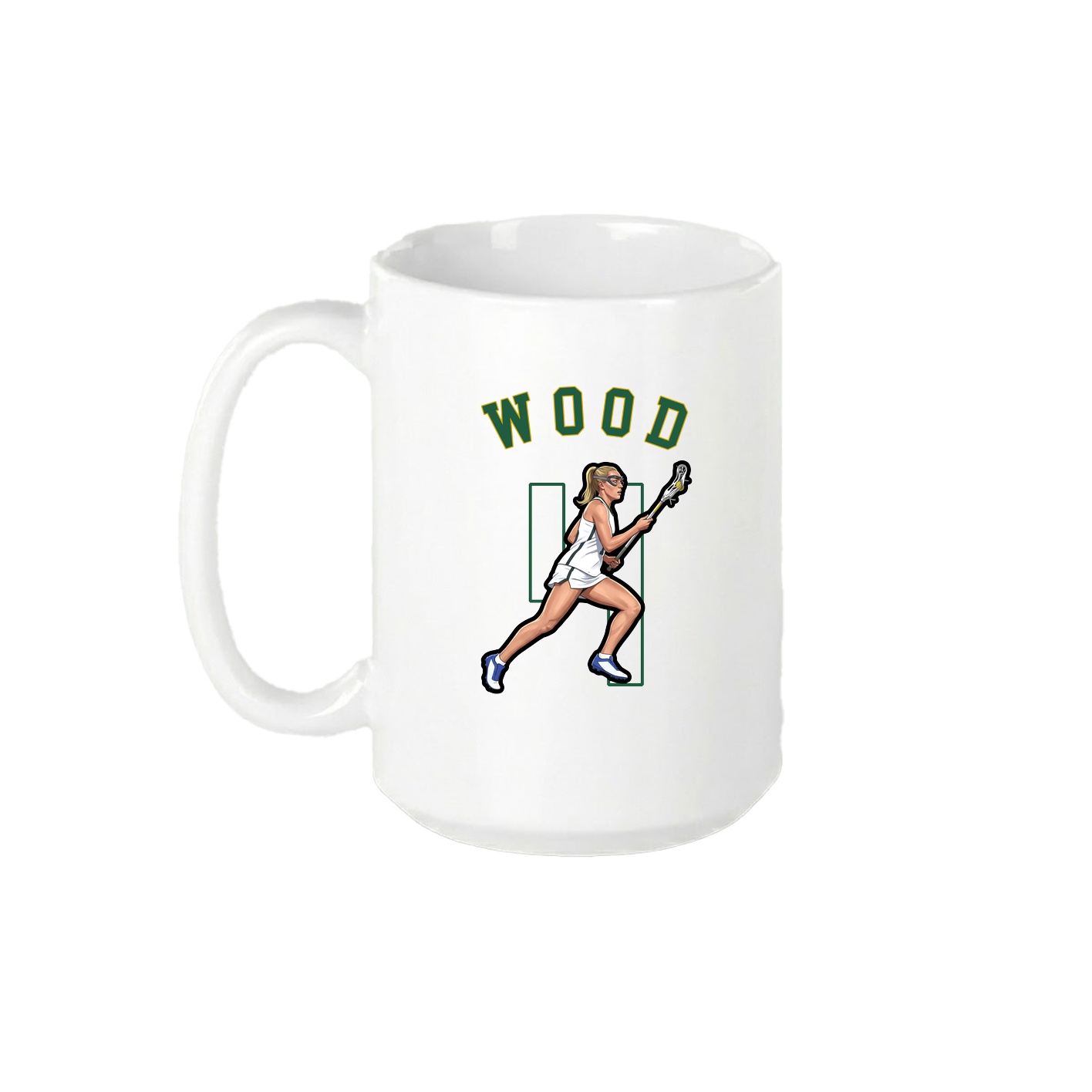 15oz Coffee Mug — Shirsey Arch in White