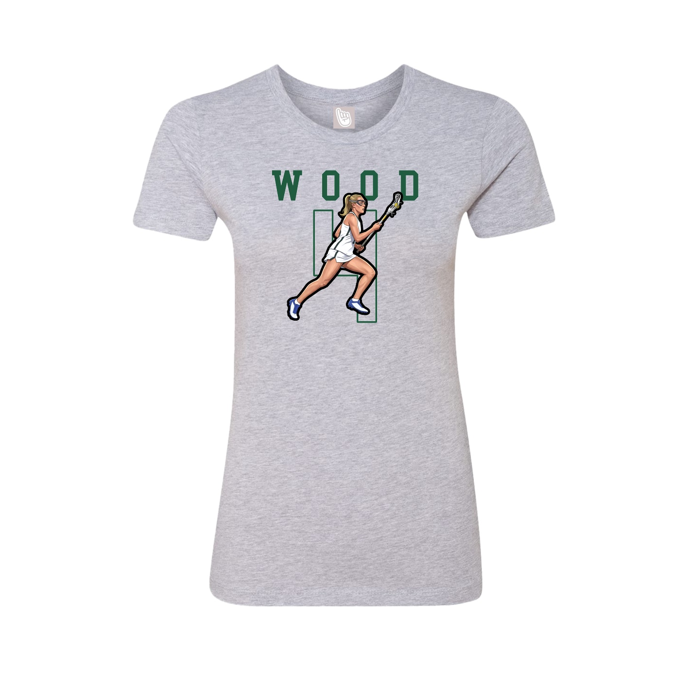 Fitted Women's Tee — Shirsey in Grey