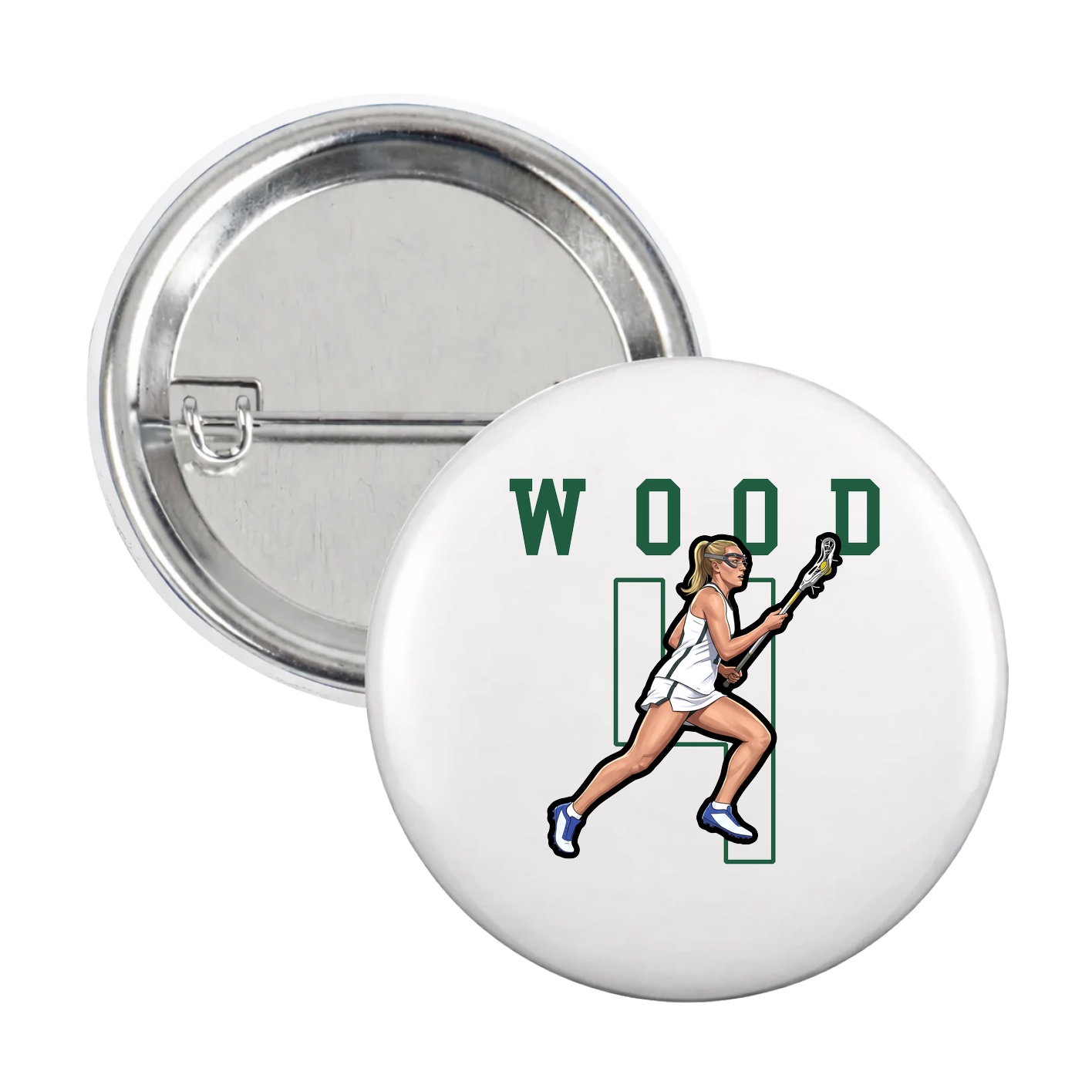 Game Day Button — Shirsey in White