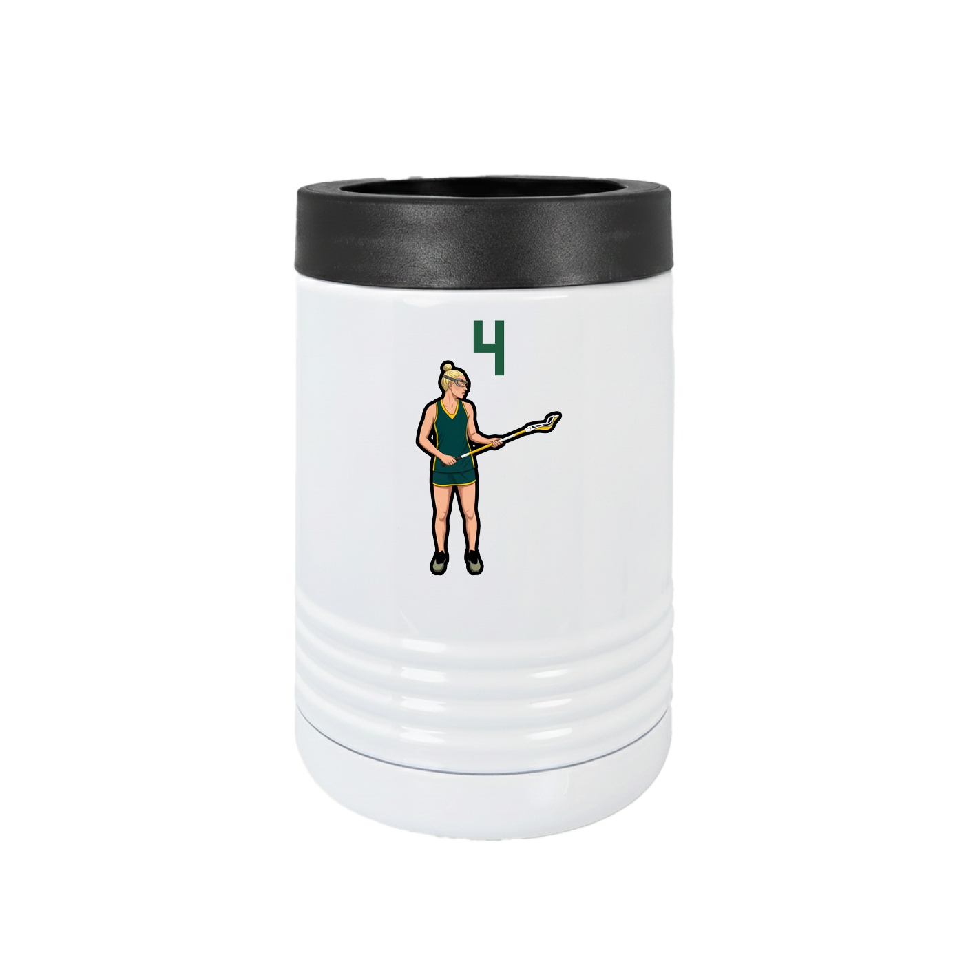 Beverage Holder — Number Top in White