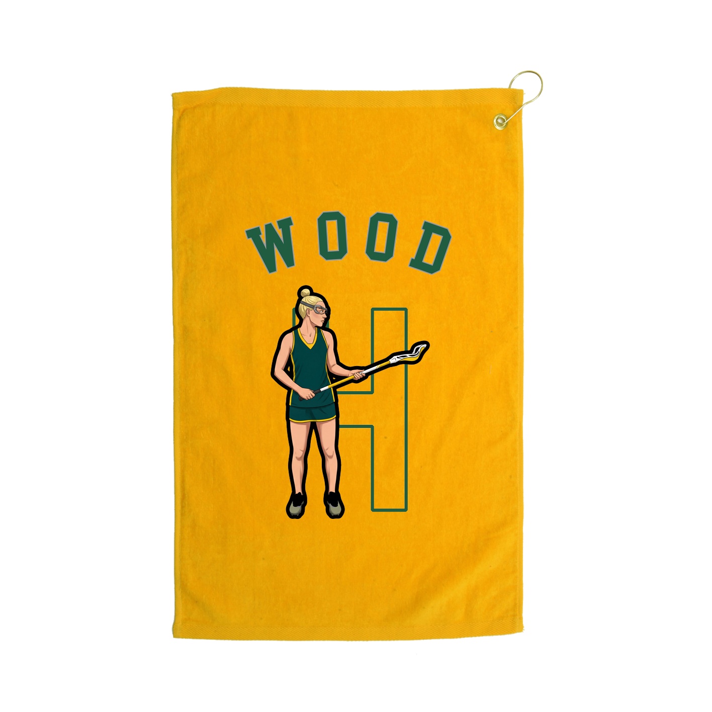 Golf Towel — Shirsey Arch in Gold