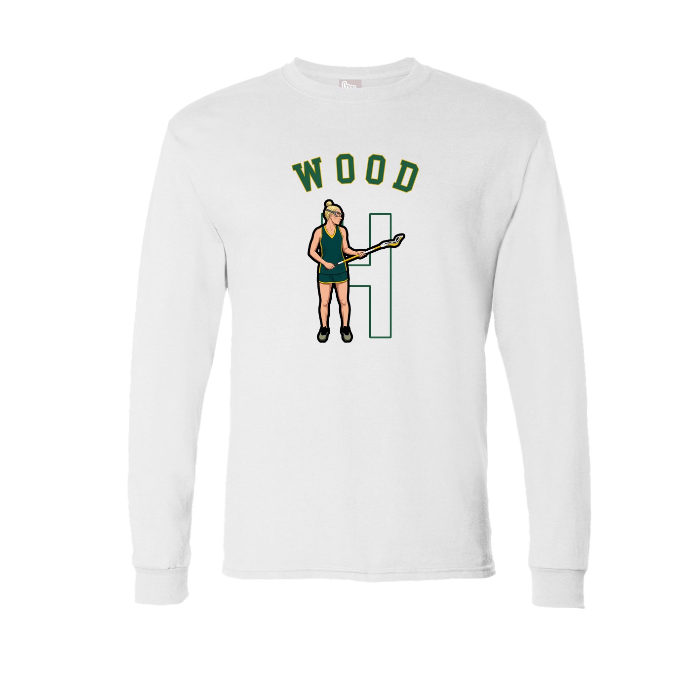 Long Sleeve Tee — Shirsey Arch in White