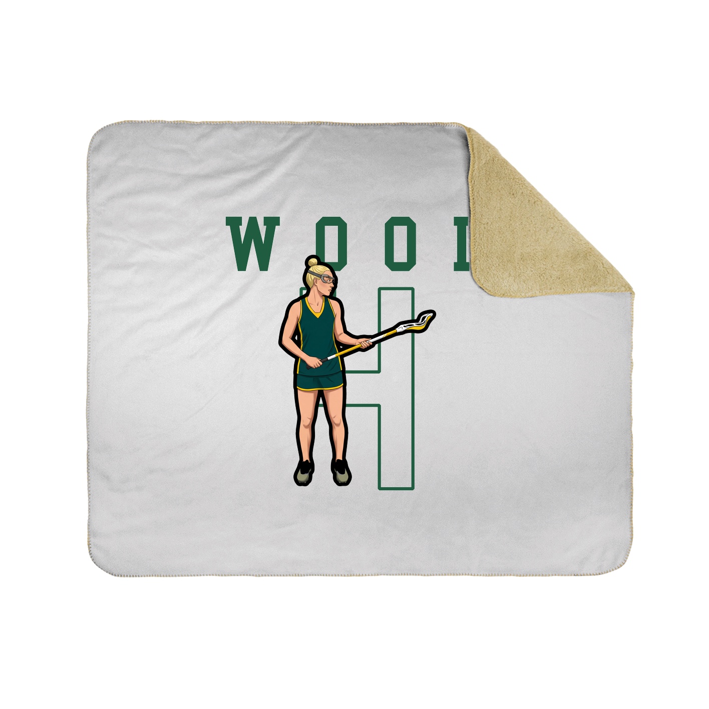 Throw Blanket — Shirsey in White